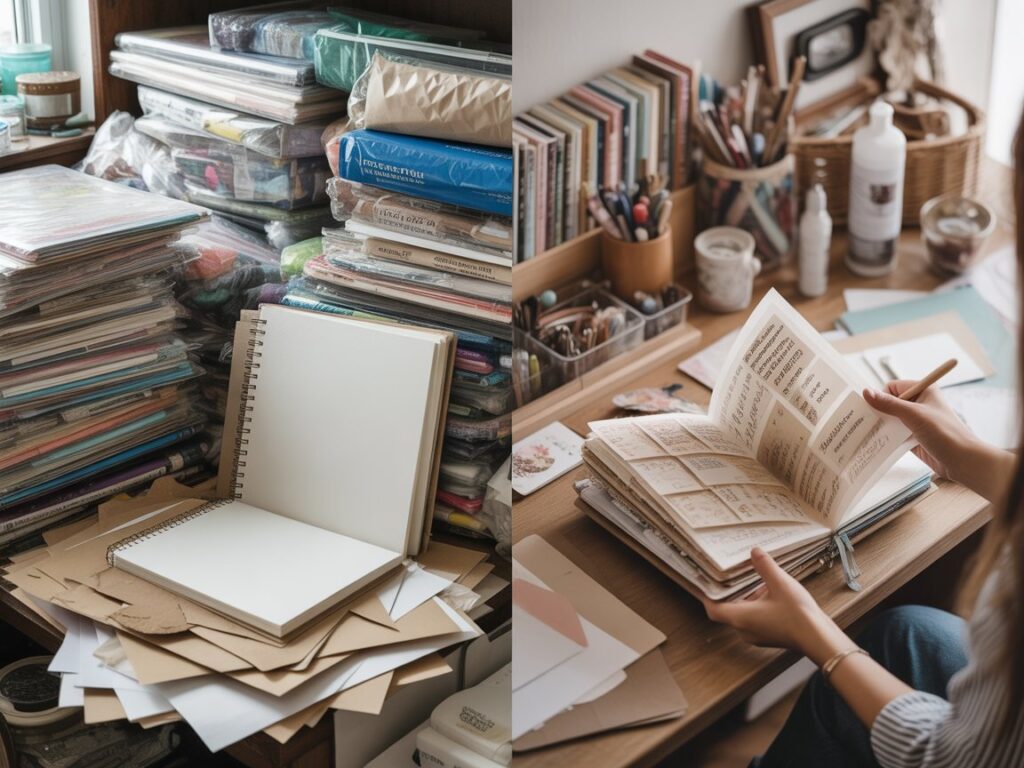junk journaling beginner mistakes vs correct approach
